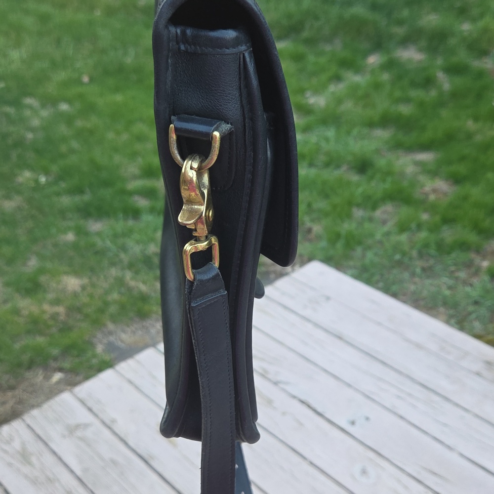 Coach Vintage Station 5130 Bag 1992 Black Leather $500 Estimated Retail GUC - Picture 11 of 17